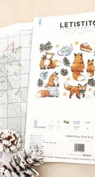 Letistitch L8802 Foxy New Year  PCS