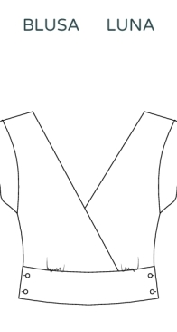 Lulú Feris - LF185 Luna Blouse - Blusa Luna - Sizes 34-56  - Spanish