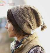 Norby Hat Textured Beanie with Tassels by Gudrun Johnston - Brooklyn Tweed Wool People Vol.2 Winter 2012