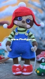 Bobrik toys - Natalia Bober - Anthony the sloth