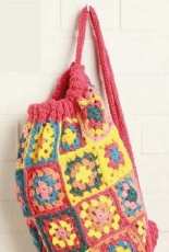 Bamboulene Yarn Crochet No 3 -  W031 Bag - French, German,  English, Spanish and Dutch - Free