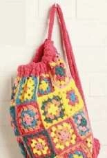 Bamboulene Yarn Crochet No 3 -  W031 Bag - French, German,  English, Spanish and Dutch - Free