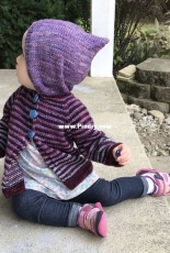 TAK by Gabrielle Danskknit (Hooded Cardigan -NB to 10 years)