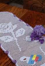 Crochet Memories - Cylinda Mathews - 0583 - Roses of Love Filet Runner