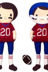 Dolls And Daydreams - In The Hoop Footballer Pattern