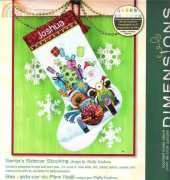 Dimensions 70-08867 Santas Sidecar Stocking