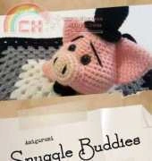 The Crochet Case - Laura Pavy - Snuggle Buddies - Basil Pig Lovey