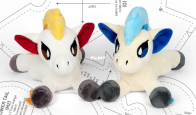 Sew Desu Ne? - Choly Knight - Ponyta Plush Sewing Pattern - Free