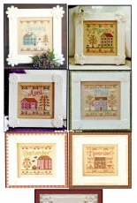 Country Cottage Needleworks CCN - Cottage of the Month - January - March - April - May - September - November