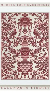 Modern Folk Embroidery - 2025 SAL - Baldaquin birdies NY Jacob de Graaf