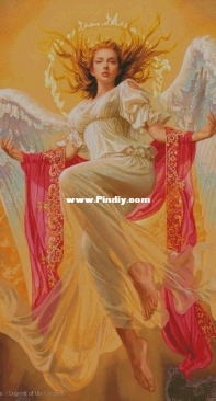 Down Angel by Mihnevich Mila