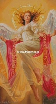 Down Angel by Mihnevich Mila