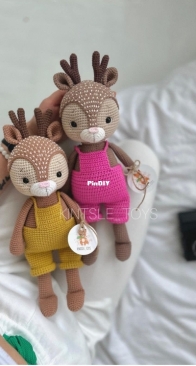 kintsle toys - Kintsle Maria - Мария Кинцле - Bambi the deer - Оленёнок Бемби - Russian