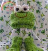 Froggy Hat & Slipper Socks by Patti Pierce Stone/P2 Designs-Free