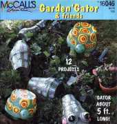 McCalls Creates 16046 Garden Gator & Friends
