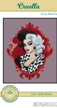 Witty Stitch - Cruella by Aurora Jiménez XSD