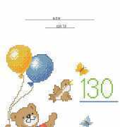 Vervaco 70.730 Bears Height chart PCS