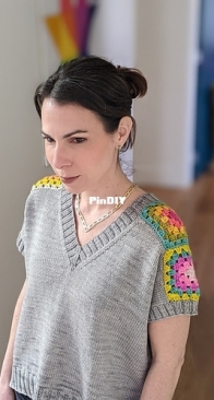 Geddy Tee by Tanis Lavallee - Tanis Fiber Arts