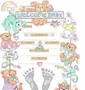 LA 336 Sweet baby Memories / Janlynn 1136-00 Welcome Baby xsd (top one)