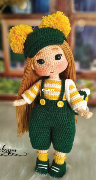 Organic Toyss - Gözde - Flora Doll