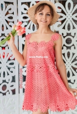tulipolga - Olga Zakharchenko - Sundress " coral mood»