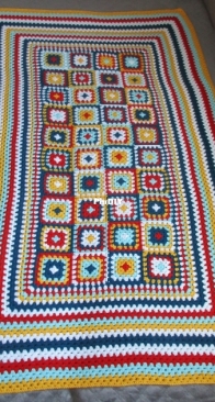 Granny square blanket
