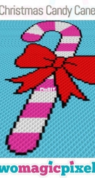 Two Magic Pixels - Christmas Candy Cane