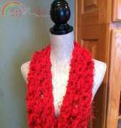 Red Infinity Cowl by Louis Chicquette -Free