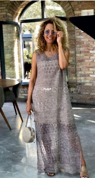 Beach dress by Anna Lagun - Knitfactory - Russian