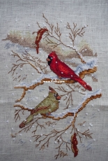 Leisure arts - Winter duet - Cardinals
