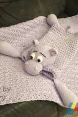 Mady by Mary - Mary Smith - Harvey the Hippo Blanket Buddy