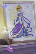 Christmas Spirit Angel by Joan Elliott from Cross Stitcher UK 191