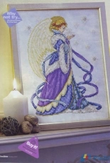 Christmas Spirit Angel by Joan Elliott from Cross Stitcher UK 191