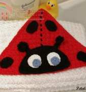Petals to Picots - Kara Gunza - ladybug blanket/towel