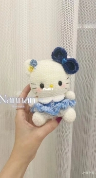 Nannan Handmade - Sa Mao Lia Zao - Sitting Sanrios Kitty - Chinese