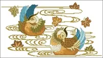 Mandarin Ducks from Cross Stitcher Issue 188 PCS