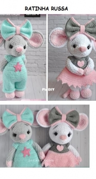 Zefirka room - Olga Filippova - Girl Mouse - Ratinha - Portuguese - Translated
