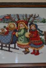 Trois petites filles en ballade