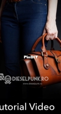 DieselPunk.ro by TonySeePatterns - The Iconic Bag With Pockets - Leather