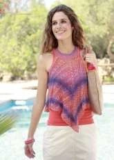 Tahiti Diagonal Pattern Top by Schachenmayr -free
