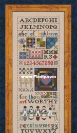 Told in a Garden TG46  Amish Quilt Sampler XSD