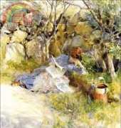 Golden Kite - GK 1923 - A Lady Reading A Newspaper