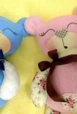 Atelie Mimando Momentos - Ursno Naninha / Bear Naninha Felt Pattern - Portuguese