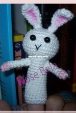 Rose Bela - Bunny Finger Puppet