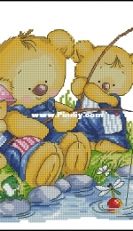 Bears Fishing by Tani211 - Tatiana / Tatyana Marchukova