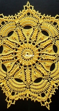Galyna Borysova - Галина Борисова - Romeo Doily - Салфетка Romeo - Russian