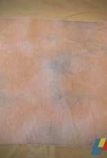 Marble orange/grey hand died fabric