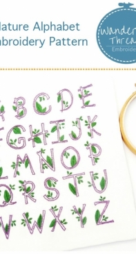 Wandering Threads - Nature Alphabet
