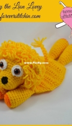 Forever Stitchin - Jodi Stredulinsky - Lenny the Lion Lovey