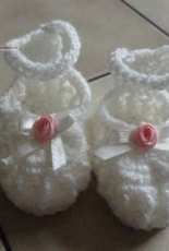 White Baby bootie